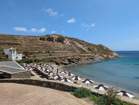View of beach club