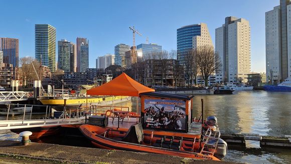 Tours of the river with a rigid inflatable boat depart right next to the hotel.