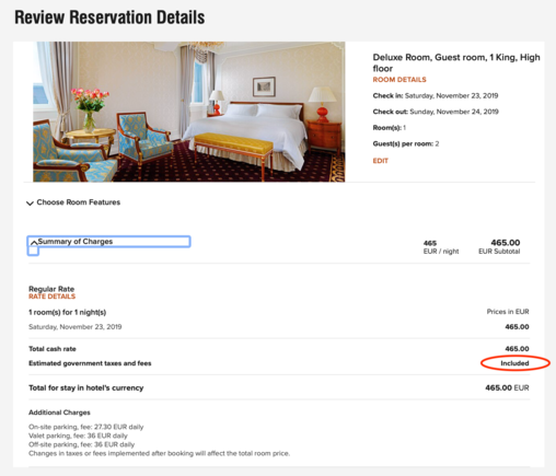 Marriott standard rate