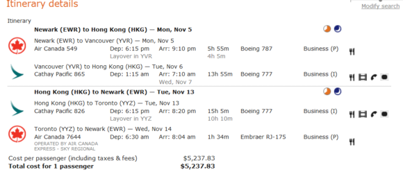 <6,0000 through YVR.  TPAC's are always cheap through YVR.