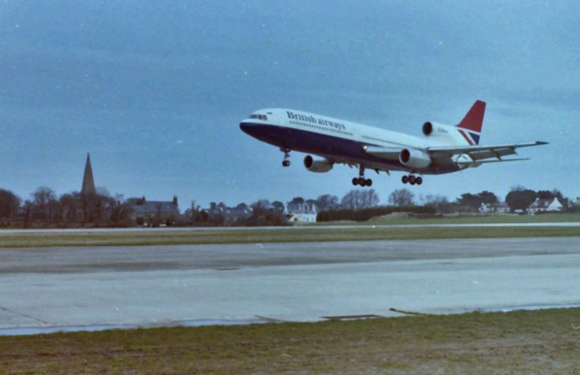 BA TriStar landing at Jersey to help clear fog disrupted passengers