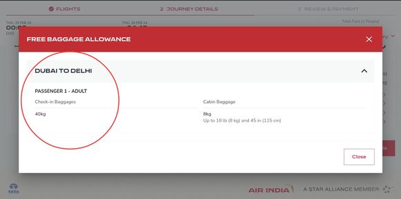 Review page showing 40KG