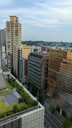 View from 16th floor towards the city
