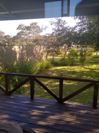 The dining room as seen from just inside the lodge.
