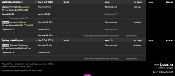 return S fare earning less SP than cheaper K fare