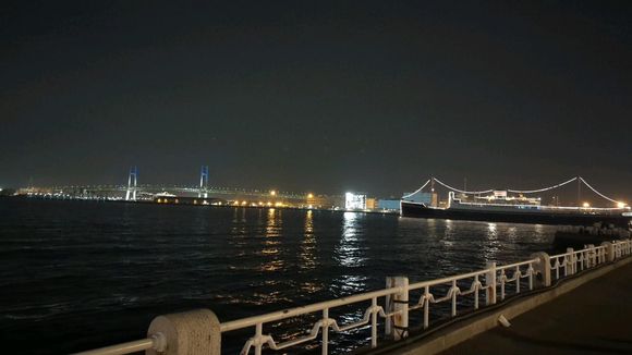 Waterfront at night