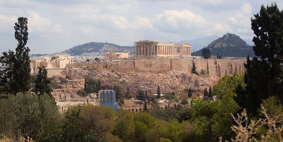 The Acropolis from Philopappos Hill