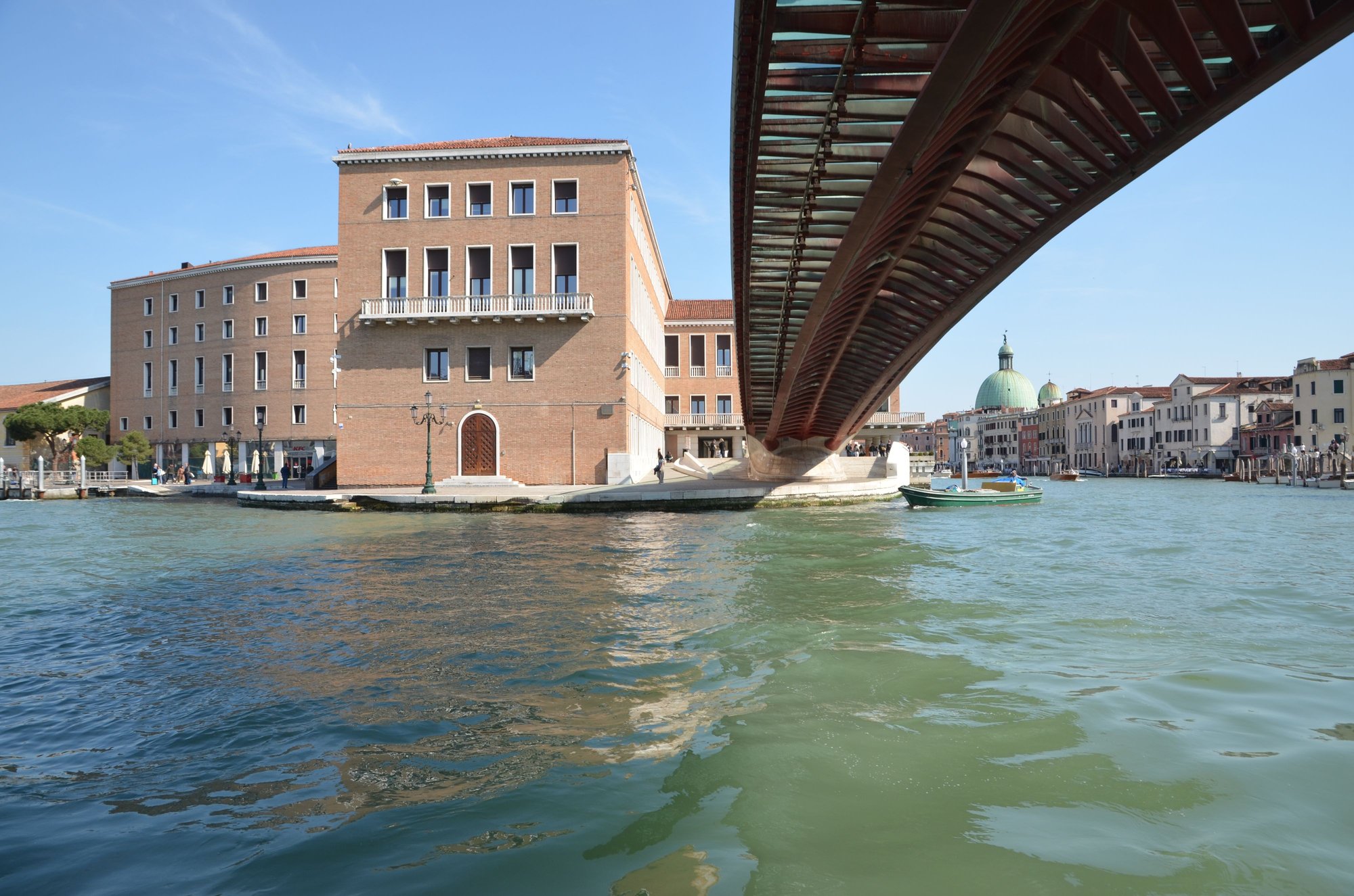 bridge between train station and bus terminal
