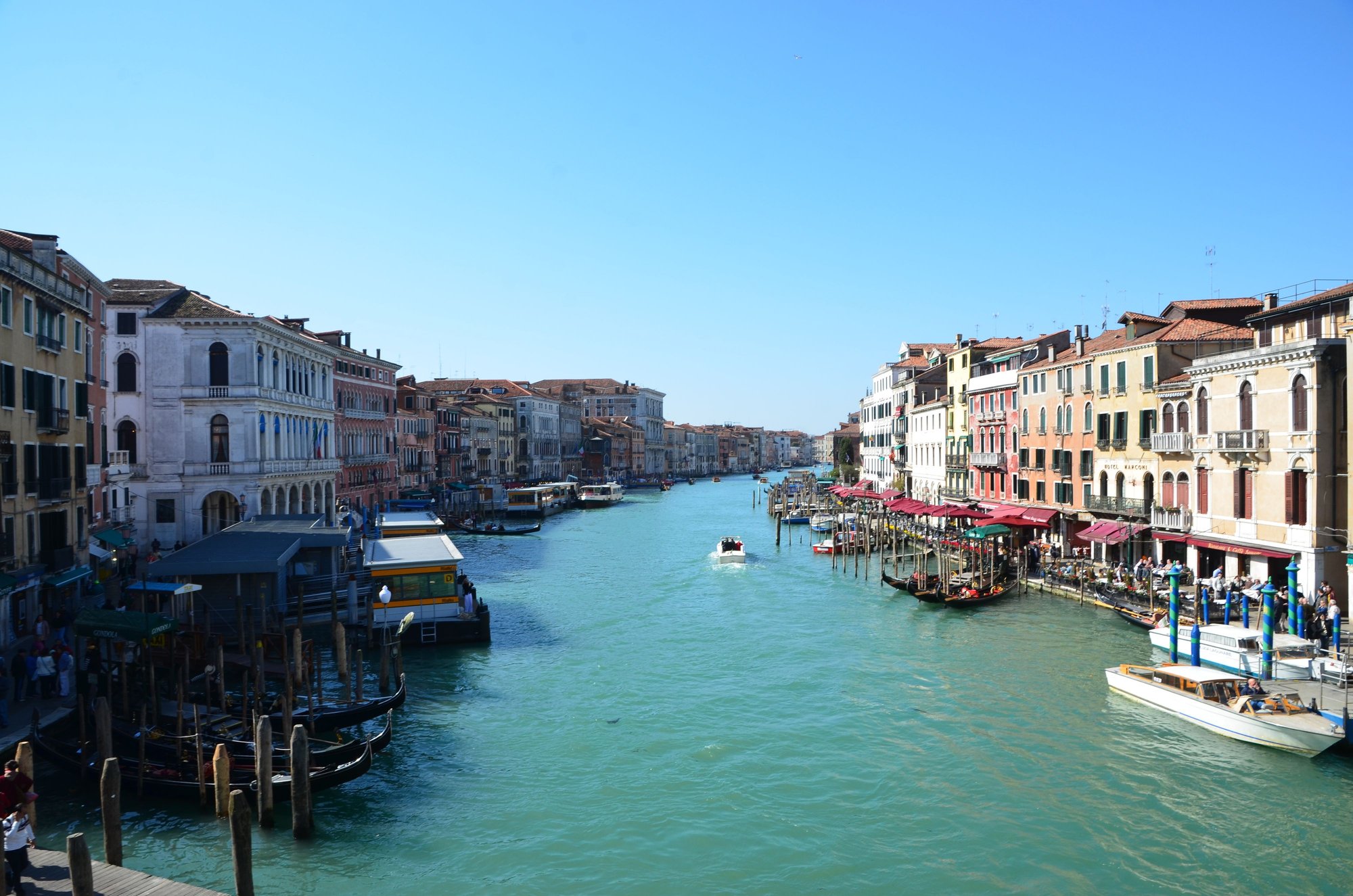 View from Rialto bridge in southern direction