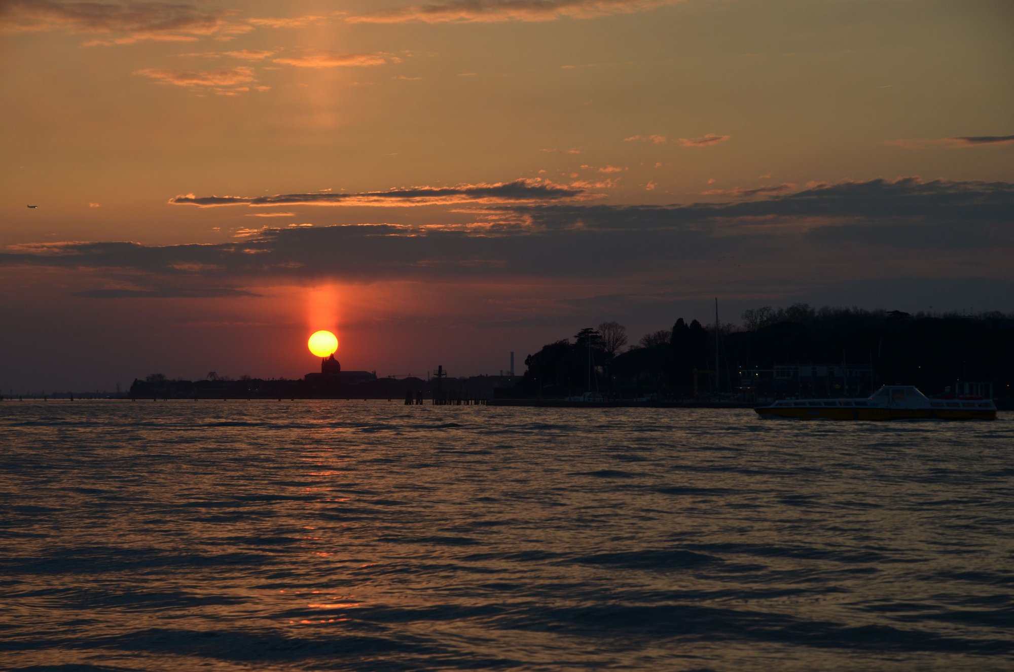 Sunset over Venice