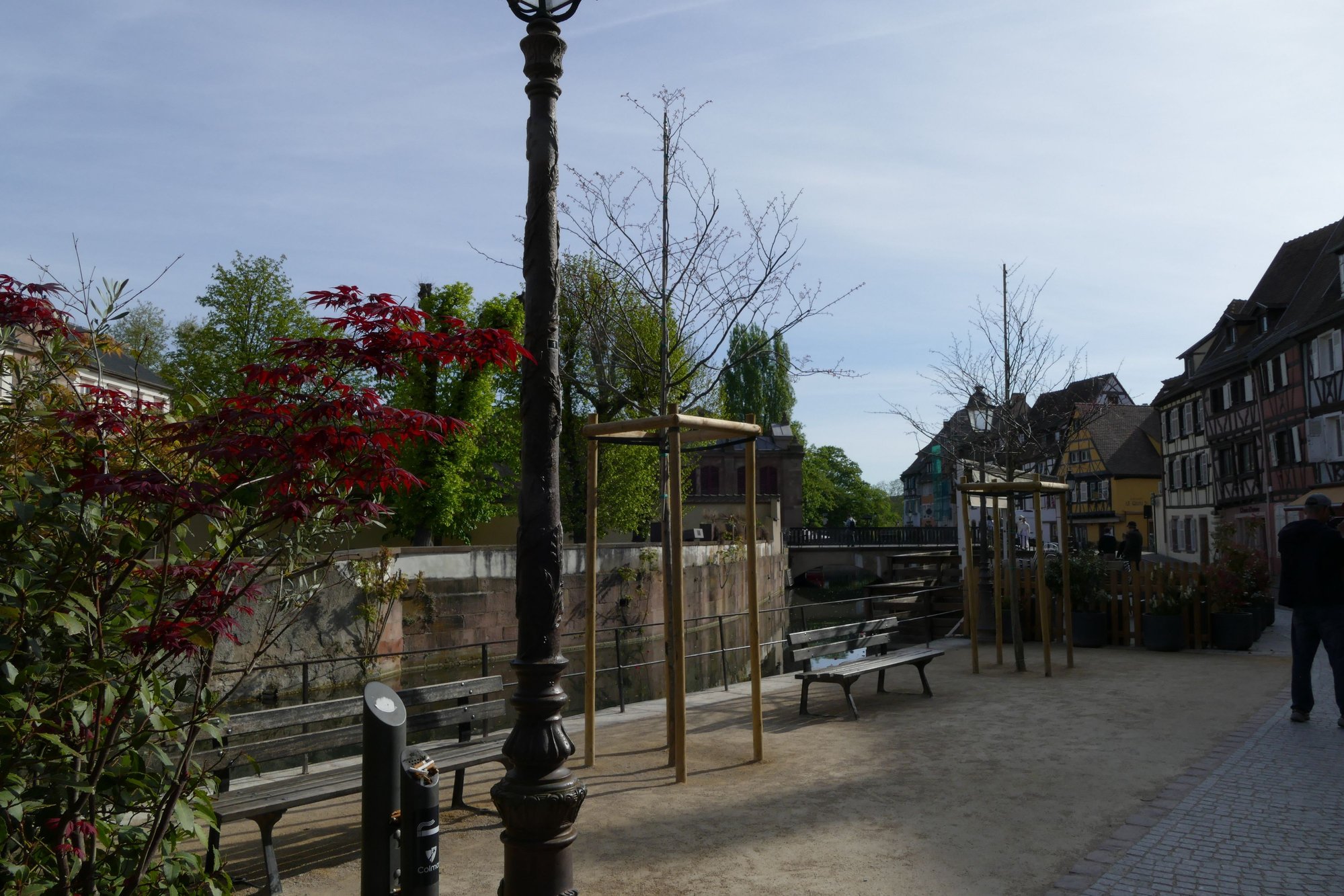 Walking along the canal