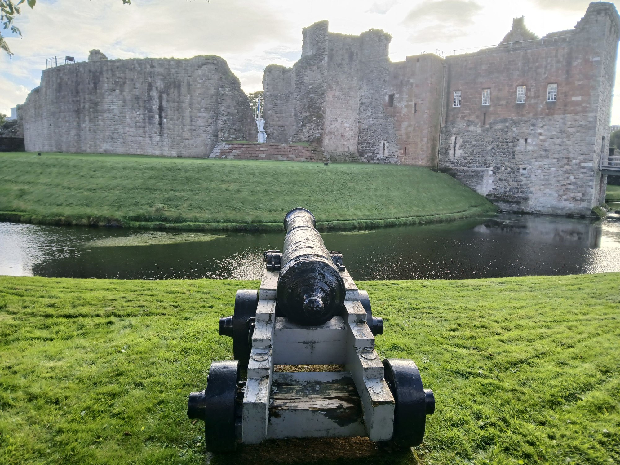 View of the castle, from the cannon