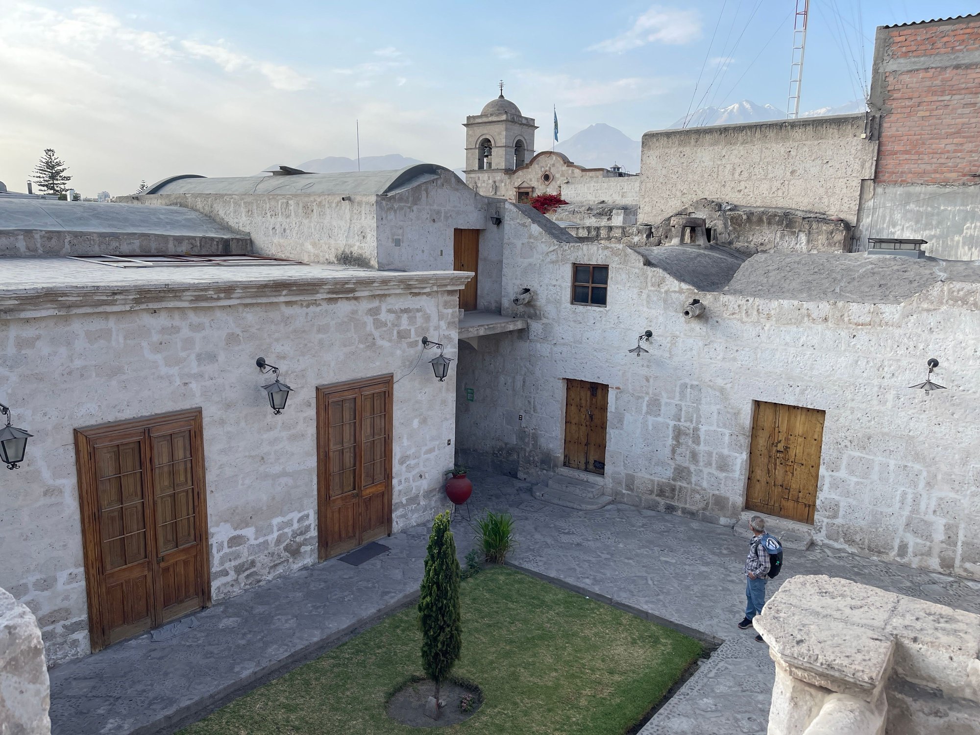 On top of the courtyard view