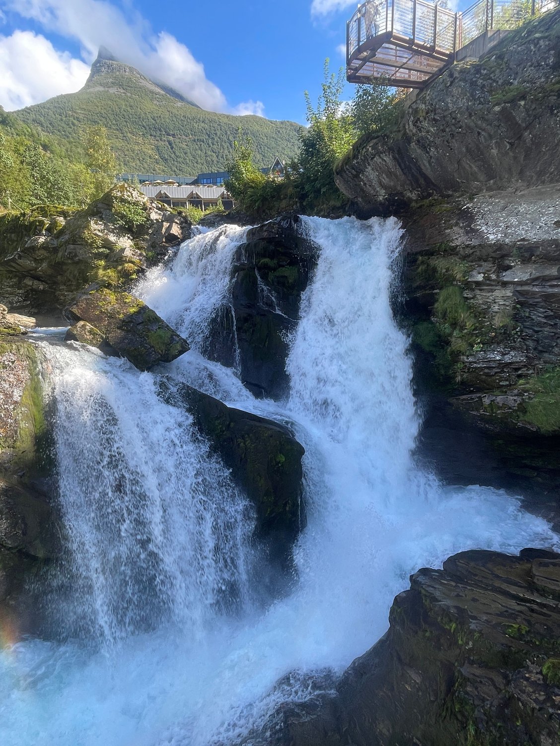 Powerful Storfossen waterfall
