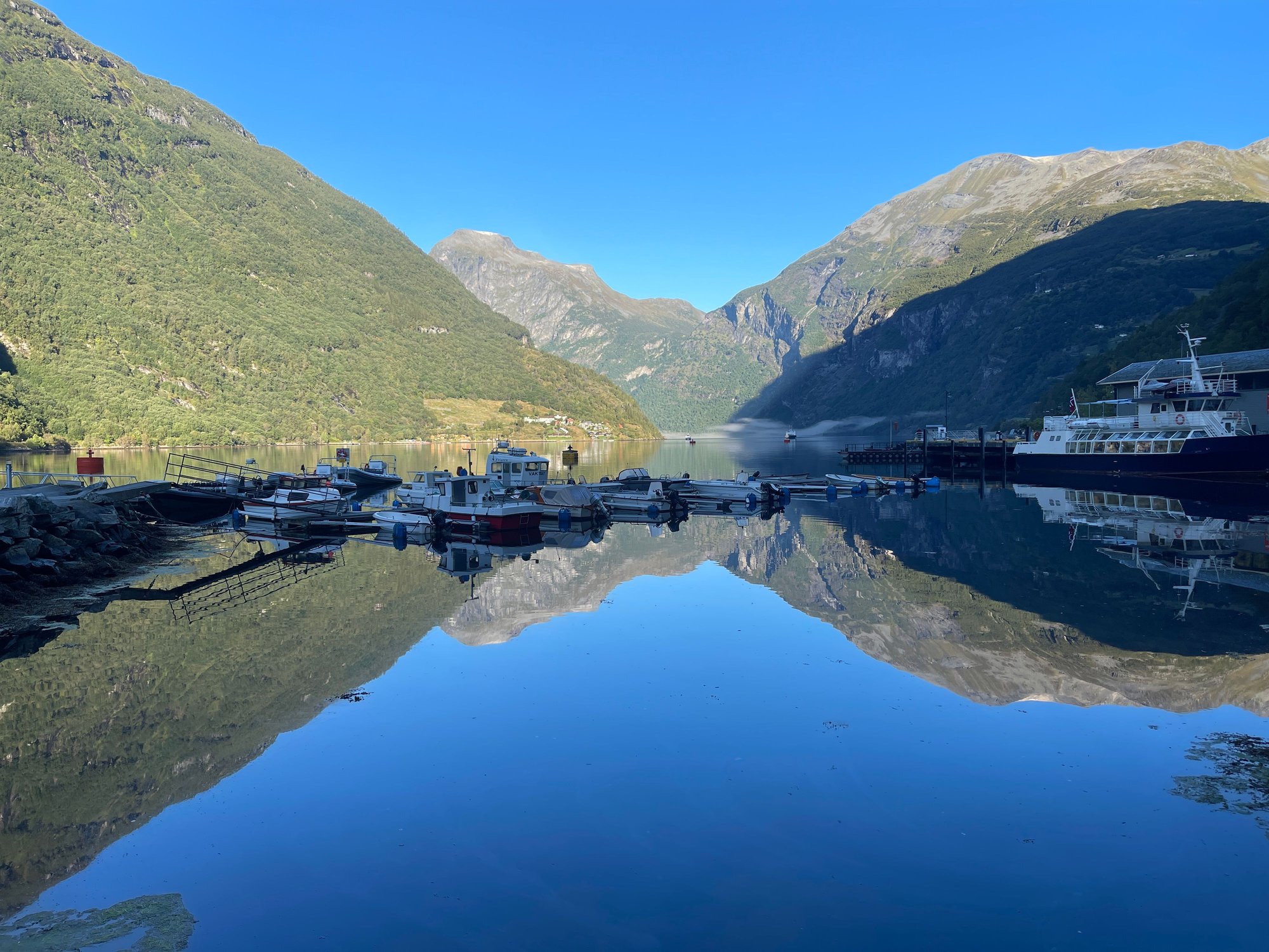 Beautiful morning in Geiranger