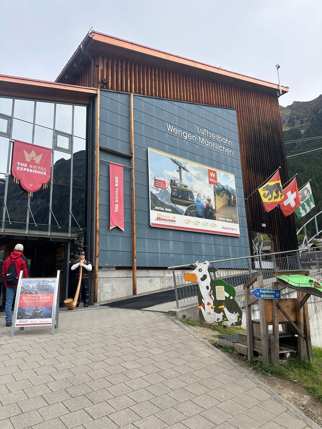 Wengen- M�nnlichen cable car station