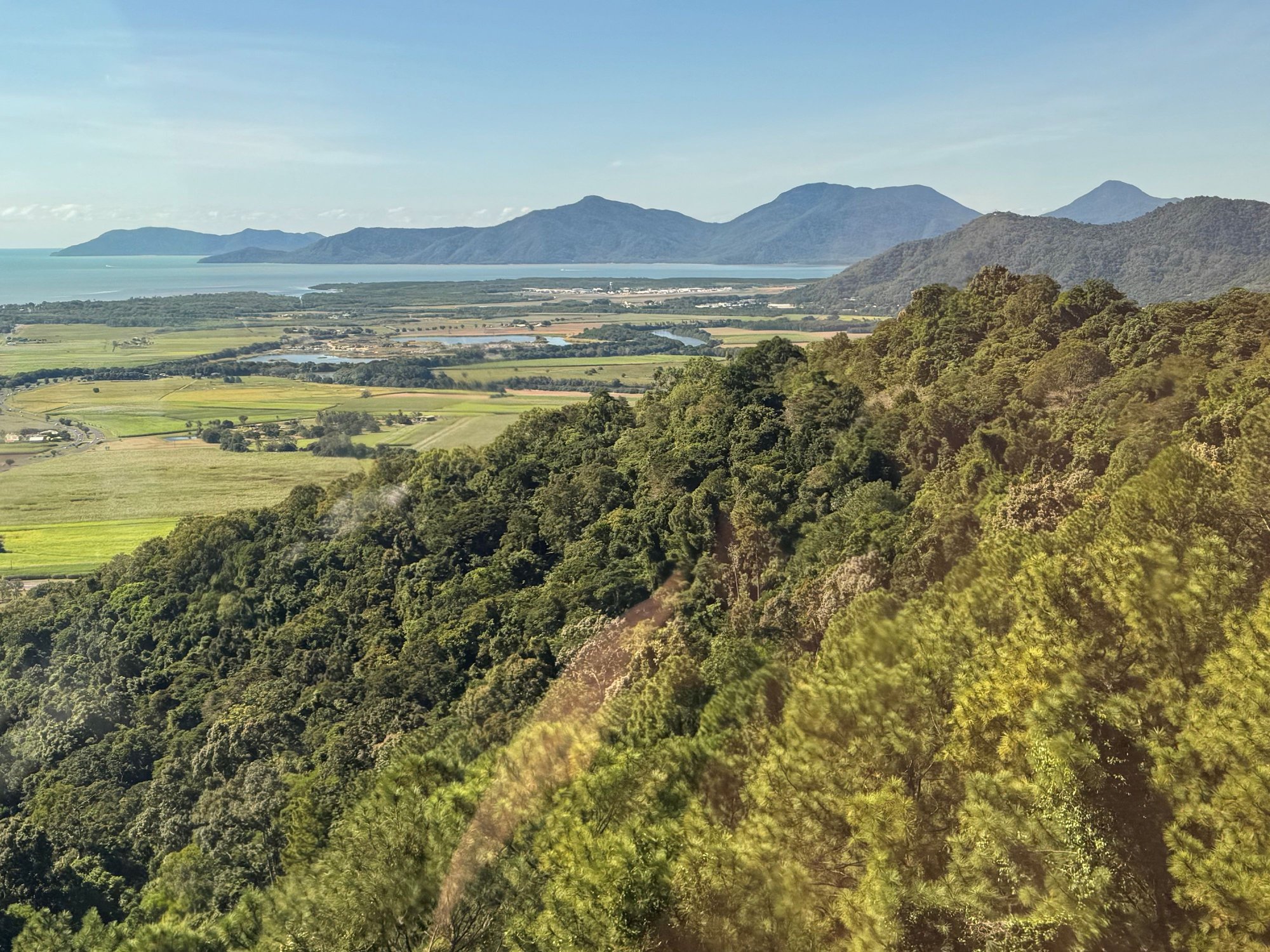 Had some time to spare the day before hitting the road so we took Skyrail up  and over the ranges to Kuranda on the Atherton Tablelands