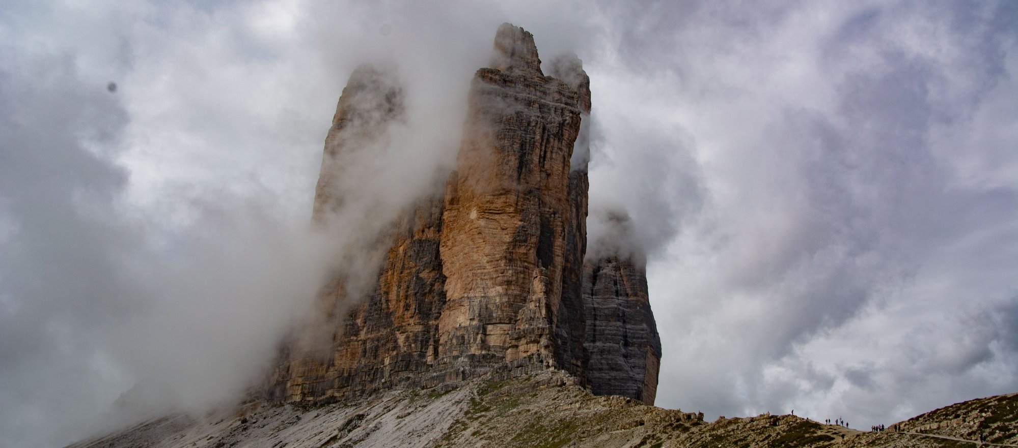 Tre Cime at the Pass (Forcella)