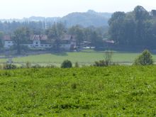 Rural views on our walk