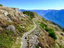 Hiking trail from Rasa cableway (Centovalli) to Pizzo Leone