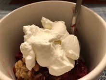 I put this in wide mugs rather than bowls in an attempt to portion control 

