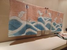 Nature in art, waves are a common theme.