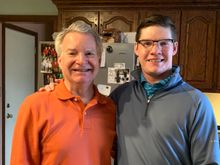 Nephew #2 and me.