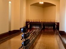 Bowling alley! A first in a private home.