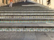 The famed ceramic tiled steps of Caltagirone