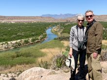 Rio Grande with Mexico on the left.