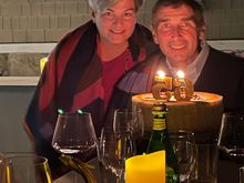 Carrot cake. And chocolate cookies and brownies of course. 