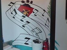 Colourful toilet, they’re all different