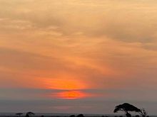 sunsets are amazing in Kenya!
