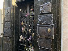 Eva Peron is buried here in her family’s crypt. She died at 33.
