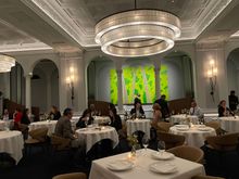 Daniel’s newly renovated dining room. 