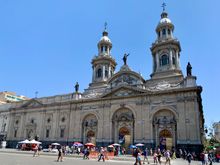 The Catholic Cathedral located in the Plaza de Armas.