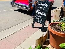 My husband’s co-worker and her German husband bought an old abandoned theatre in our downtown and turned it into a cocktail bar. It’s called The Kellergeist after the ghost that lives in the theater’s basement.  