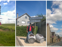 The route is well sign posted. The scenic route passes through beautiful green landscapes and picture postcard villages. All very well signposted