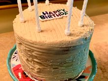 Mom never made a four layer spice cake. Joyce outdid herself.