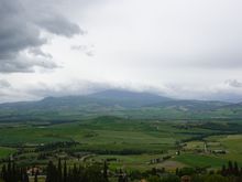 Great view from Pienza. I would come back on Sunday to see this in better weather