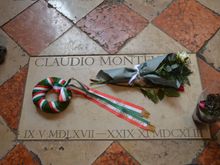 Frari church, Claudio Monteverdi's gravestone
