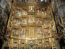 The main altar of the cathedral