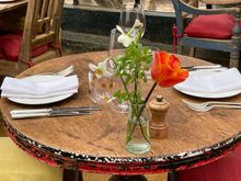 The cafe of Petersham nurseries 