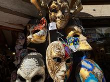 The famous Venetian carnivale masks