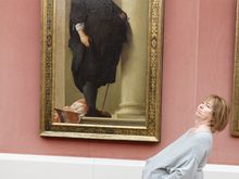 Deb impersonating art, lol.