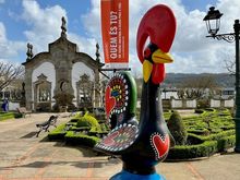 The Barcelos Rooster is a prominent symbol, both for the city and Portugal. Legend has it the rooster saved the life of a traveler convicted of theft by crowing his innocence.