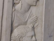 These two are peering into...