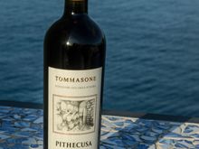 The Greeks settled here in 775 BC and as part of Magna Graecia called  Ischia 'Pithecusa'. Red grapes here are ruby red. They have colorful names such as Per e' Palumm (Pigeon's claws) and Piedirosso (red foot). Ischia sees 3-and-a-half million tourists per year (many middle-aged Germans) and it'd be interesting to learn whether most prefer the local white or the local red?