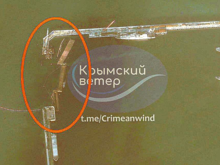 It seems that the Rusians have now barriered the whole harbour with sunk barges to protect from under water drones.