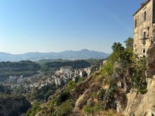 View of the calanches of Tursi...those folds in the landscape typical to some parts of Basilicata, places with which I have fallen in love...